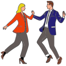 Dancers in colour x256px
