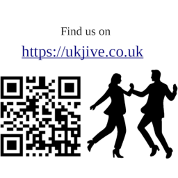 Website QR code and Dancers