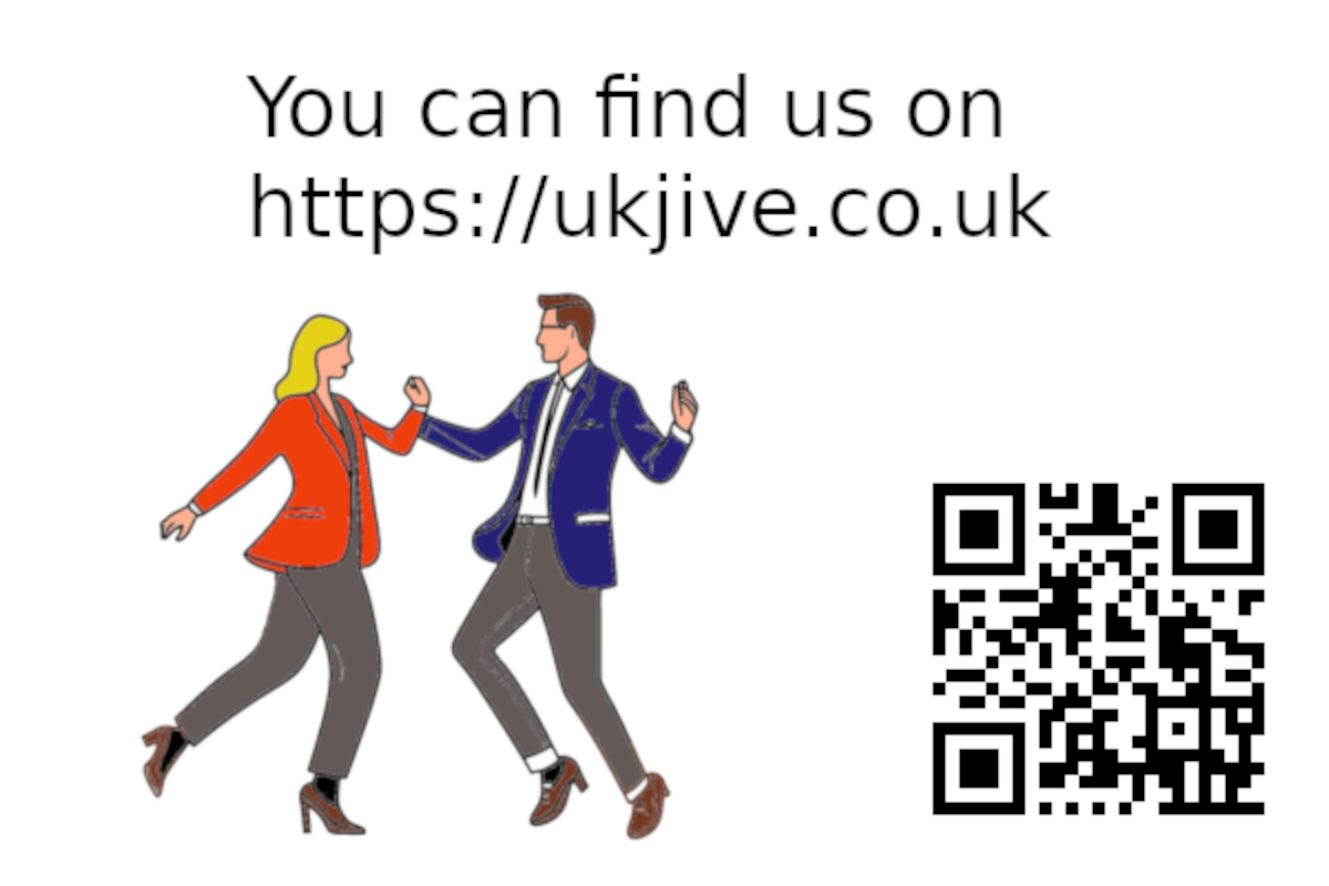 Website Dancers Colour QR Code Large